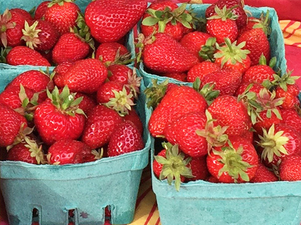 strawberries and fruit